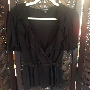 Bebe wrap around top